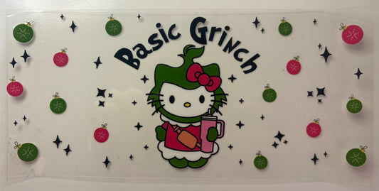 Basic Grinch HK wrap 16 oz cup wrap